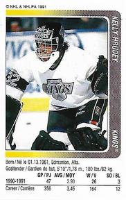 1991-92 Panini Hockey Stickers #81 Kelly Hrudey Front