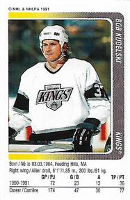 1991-92 Panini Hockey Stickers #87 Bob Kudelski Front