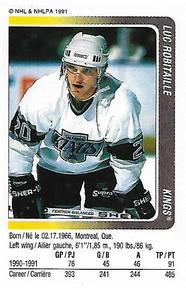 1991-92 Panini Stickers #91 Luc Robitaille Front