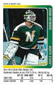 1991-92 Panini Hockey Stickers #106 Brian Hayward Front