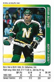 1991-92 Panini Hockey Stickers #108 Brian Bellows Front
