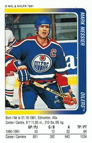 1991-92 Panini Hockey Stickers #124 Mark Messier Front