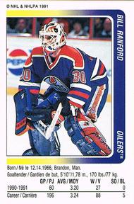 1991-92 Panini Hockey Stickers #125 Bill Ranford Front
