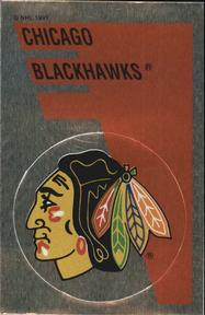1991-92 Panini Hockey Stickers #148 Chicago Blackhawks Logo Front