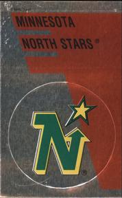 1991-92 Panini Hockey Stickers #150 Minnesota North Stars Logo Front