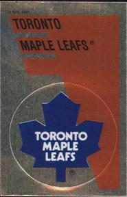 1991-92 Panini Hockey Stickers #152 Toronto Maple Leafs Logo Front