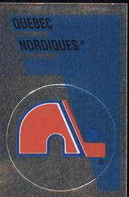 1991-92 Panini Hockey Stickers #163 Quebec Nordiques Logo Front