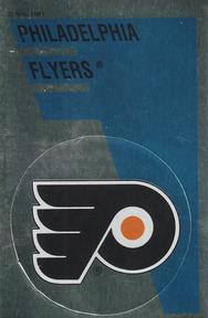 1991-92 Panini Hockey Stickers #167 Philadelphia Flyers Logo Front
