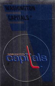 1991-92 Panini Hockey Stickers #169 Washington Capitals Logo Front