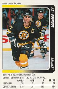 1991-92 Panini Hockey Stickers #171 Ray Bourque Front