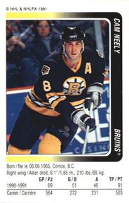 1991-92 Panini Hockey Stickers #176 Cam Neely Front