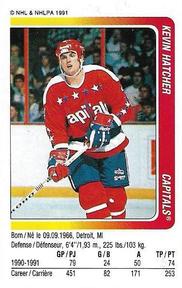 1991-92 Panini Hockey Stickers #198 Kevin Hatcher Front