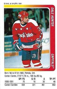 1991-92 Panini Hockey Stickers #203 Dale Hunter Front