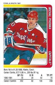 1991-92 Panini Hockey Stickers #206 Michal Pivonka Front