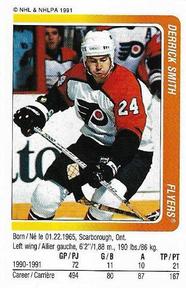 1991-92 Panini Hockey Stickers #232 Derrick Smith Front