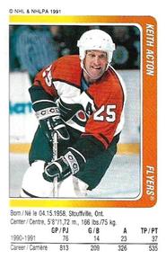 1991-92 Panini Hockey Stickers #237 Keith Acton Front