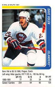 1991-92 Panini Hockey Stickers #241 David Volek Front
