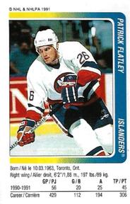 1991-92 Panini Hockey Stickers #245 Patrick Flatley Front