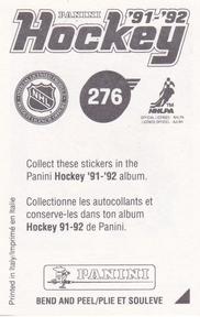 1991-92 Panini Hockey Stickers #276 Paul Coffey Back