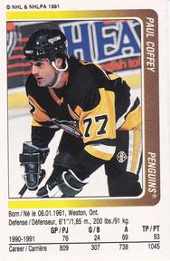 1991-92 Panini Hockey Stickers #276 Paul Coffey Front