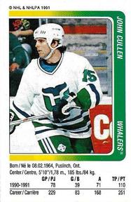 1991-92 Panini Hockey Stickers #314 John Cullen Front
