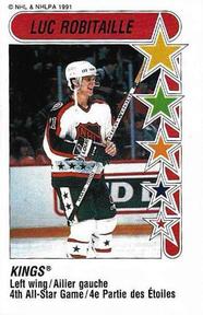 1991-92 Panini Hockey Stickers #324 Luc Robitaille Front