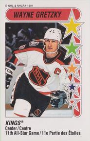 1991-92 Panini Stickers #327 Wayne Gretzky Front