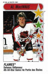 1991-92 Panini Hockey Stickers #330 Al MacInnis Front