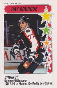 1991-92 Panini Hockey Stickers #335 Ray Bourque Front