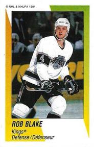 1991-92 Panini Hockey Stickers #339 Rob Blake Front