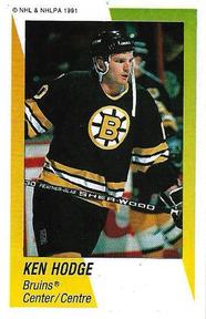 1991-92 Panini Hockey Stickers #341 Ken Hodge Front