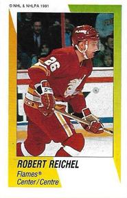 1991-92 Panini Hockey Stickers #343 Robert Reichel Front
