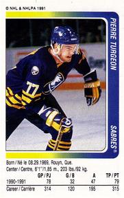 1991-92 Panini Hockey Stickers #303 Pierre Turgeon Front
