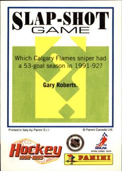 1992-93 Panini Hockey Stickers #82 Todd Gill Back