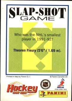 1992-93 Panini Hockey Stickers #103 Esa Tikkanen Back