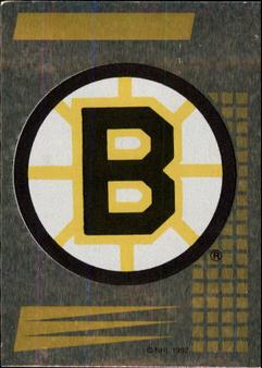 1992-93 Panini Hockey Stickers #134 Boston Bruins Logo Front