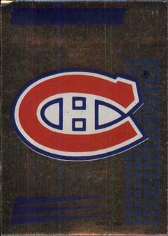 1992-93 Panini Hockey Stickers #146 Montreal Canadiens Logo Front