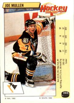1992-93 Panini Hockey Stickers #223 Joe Mullen Front