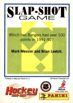 1992-93 Panini Hockey Stickers #228 Larry Murphy Back