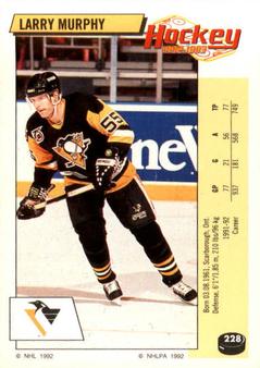 1992-93 Panini Hockey Stickers #228 Larry Murphy Front