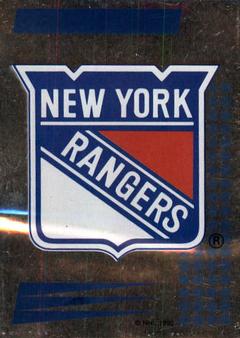 1992-93 Panini Hockey Stickers #230 New York Rangers Logo Front