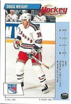 1992-93 Panini Hockey Stickers #236 Doug Weight Front