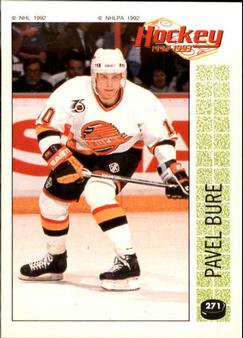1992-93 Panini Hockey Stickers #271 Pavel Bure Front