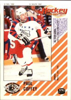 1992-93 Panini Hockey Stickers #278 Paul Coffey Front