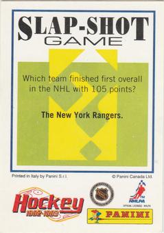 1992-93 Panini Hockey Stickers #282 Jaromir Jagr Back