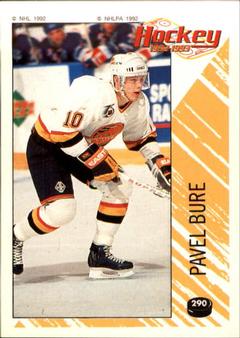 1992-93 Panini Stickers #290 Pavel Bure Front