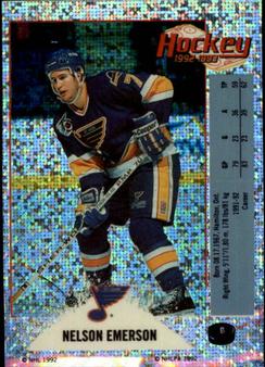 1992-93 Panini Hockey Stickers #B Nelson Emerson Front