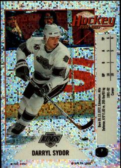 1992-93 Panini Hockey Stickers #F Darryl Sydor Front