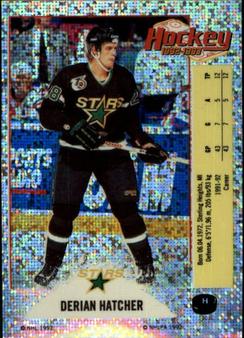 1992-93 Panini Hockey Stickers #H Derian Hatcher Front
