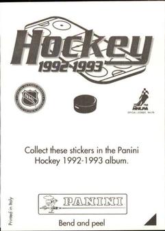 1992-93 Panini Stickers #N Dimitri Khristich Back